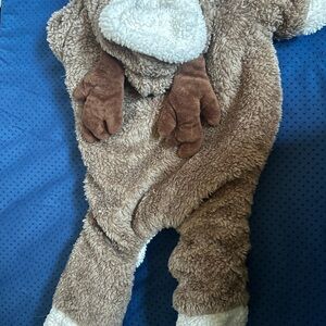 Cozy Brown and Cream Kids One Piece
